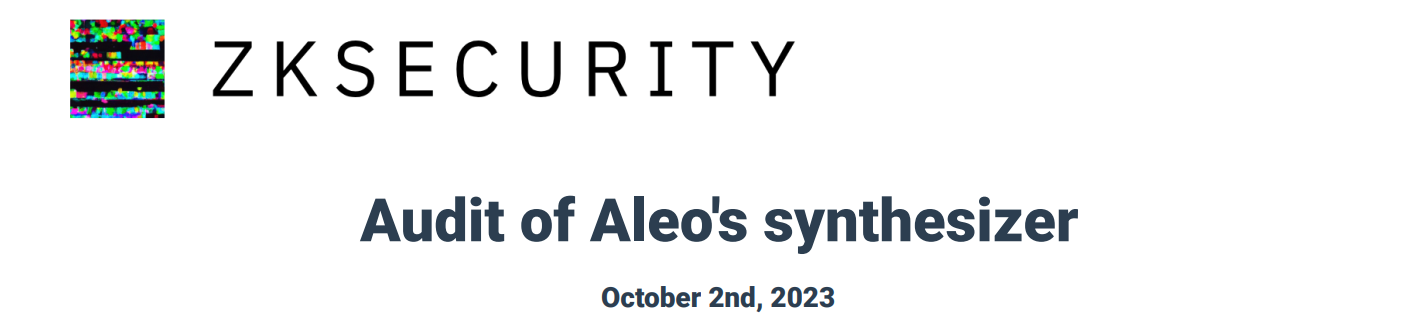 Aleo synthesizer
