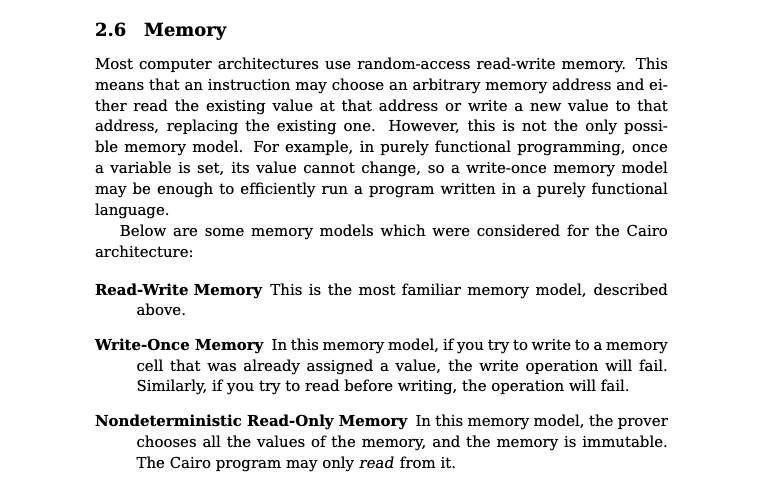 cairo-memory-model